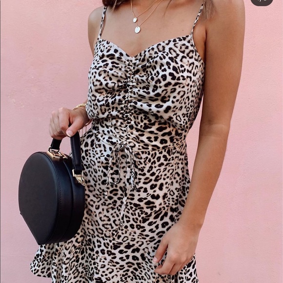 Francesca’s Leopard Mini Dress - Picture 4 of 7